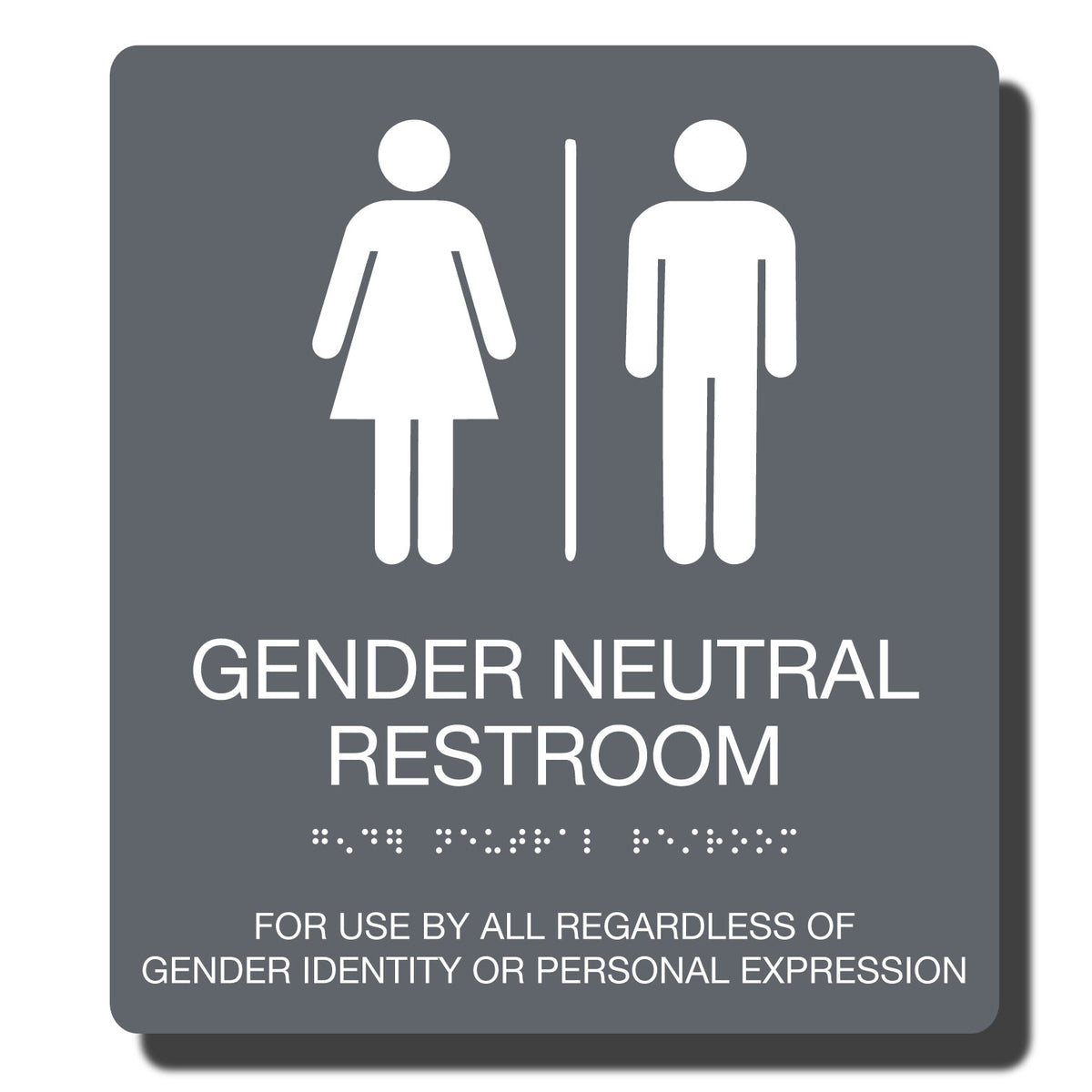 Equitable Sign GENDER Free Signs ~ The Equitable Restrooms Act – NapADASigns