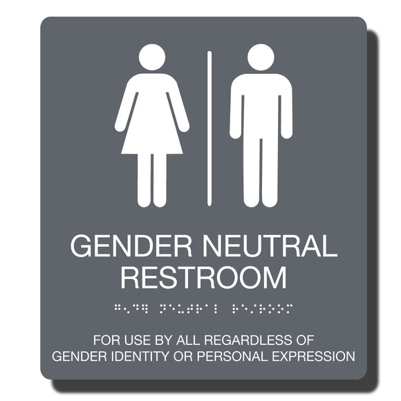 GENDER Free Signs ~ The Equitable Restrooms Act
