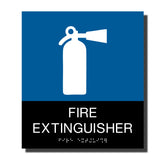 ADA Fire Extinguisher Sign - Plastic - Chroma Collection