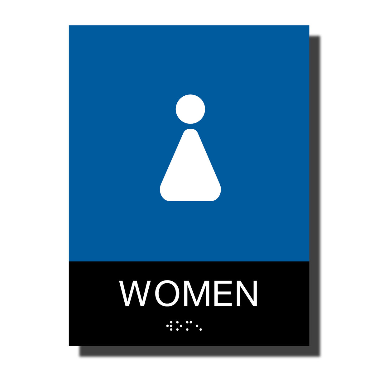 ADA Women's Handicap Restroom Sign - Chroma Collection - Nap ADA Signs ...