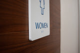 California ADA compliant Restroom Signs - Women California Bathroom Signs