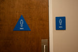 California ADA Men Restroom Signs - ADA Compliant - Title 24 - 12" - napadasigns