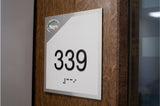 Custom Braille Room Signs - NapADAsigns - Custom ADA Compliant Braille Signs - Designer Sterling Sign Collection