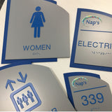 NapADAsigns - Custom ADA Compliant Sign - Designer Structure Sign Collection 
